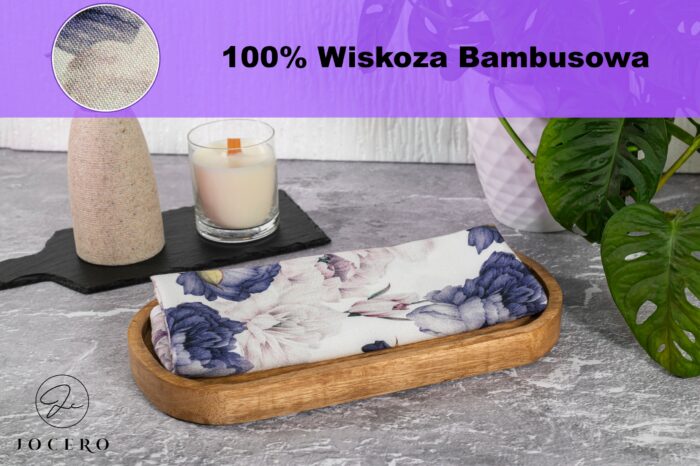 Ręcznik do włosów z wiskozy bambusowej PEONIE - obrazek 3